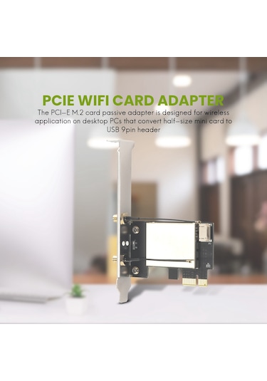Xurunkeji Pcıe Wifi Kart Adaptörü Bluetooth Çift Bant Kablosuz Ağ Kartı Tekrarlayıcı Adaptörü Pc Masaüstü İçin Ax200 9260ac