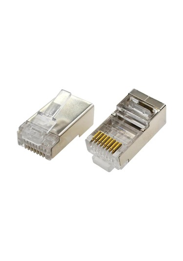 Primex Px-cat660 Metal Cat6 Jak, Rj45 Metal Konnektör, Cat6 Plug Metal 100 Lü Paket