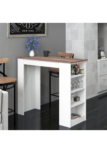 Bicabin Bicabin Tekila Raflı Bar Masası, Yemek, Mutfak Masası (529778366)