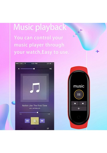 Yunboo Akıllı Spor Saat M6 0.96" Renkli Ekran