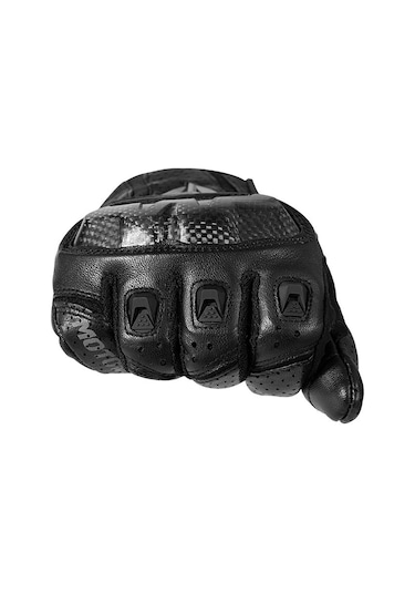 Motowolf Mdl0305 Deri Motosiklet Eldiveni Siyah