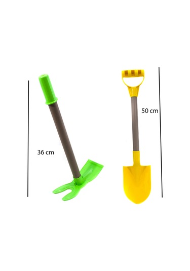 Oyuncak Kürek Kazma Set Çocuk Kazma Kürek Seti 50 CM
