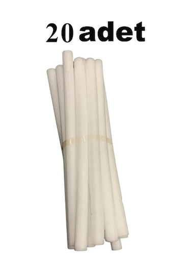 StarMall Süngerli Çubuk 20 Adet Koltuk Örtüsü Sıkıştırma Yerleştirme Aparatı Koltuk Kılıfı 30-35 Cm Beyaz