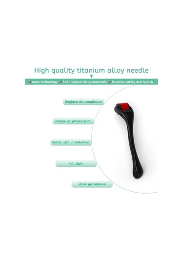 0.2mm Gül Kırmızı Drs 540 Derma Rulo 0.2/0.25/0.3mm Titanyum Mikro Iğneleme Rulosu Cilt Bakımı Terapisi Için Saç Büyüme Mikro Iğne Rulo Ev Kullanımı M0pkjı Çok Renkli