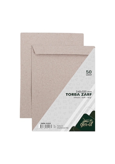 Gen-Of A4 Torba Zarf 24x32 CM Kraft 90 G Silikonlu 50 'Li