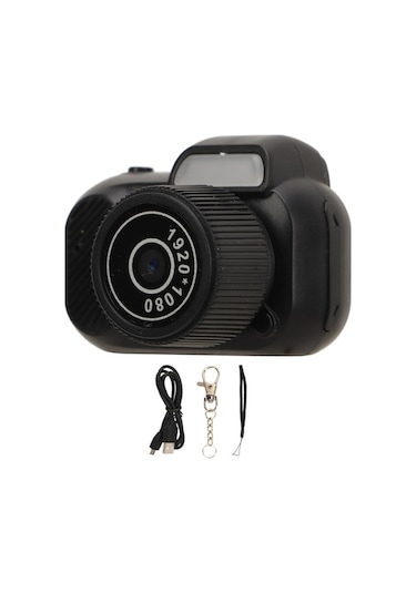 Bosphorusboutique Y3000 Dijital Video Kamera 0.96 İnç Ekran Mini 1080p Hd Kamera Açık Hava Sporlar Vb