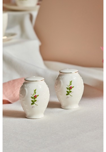 Karaca Vintage Rose Tuzluk Biberlik 7 Cm Çok Renkli