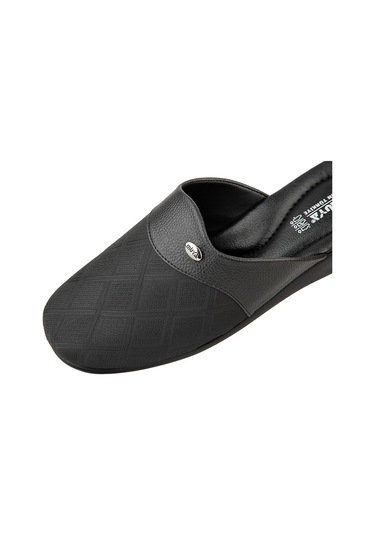 Muya Khanda Anatomik Taban Erkek Ev Terliği Siyah