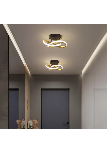 Burenze Burenze Modern Plafonyer Tavan Led Avize Krom 2 Adet Set Fiyat Ledli Avize -burenze763 Krom