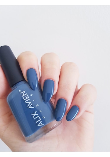 Alix Avien Berrak Mavi Oje 111 Yüksek Pigmentli Uzun Süreli Kalıcılık Hızlı Kuruma Nail Lacquer 111