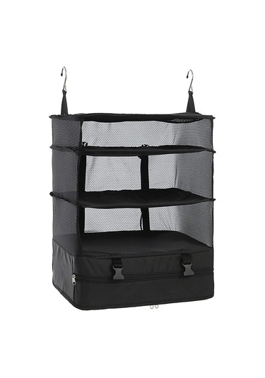 Dinosaurs Seyahat Bagaj Organizatör Taşınabilir Seyahat Rafları Çanta Bavul Ambalaj Kare Katlanabilir Askılı Dolap Saklama Çantası Altın