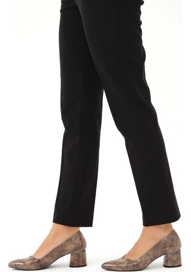 Tamer Tanca Kadın Hakiki Deri Vizon Topuklu & Stiletto Ayakkabı 923 450 Bn Ayk Sk22/23 Vızon Vizon