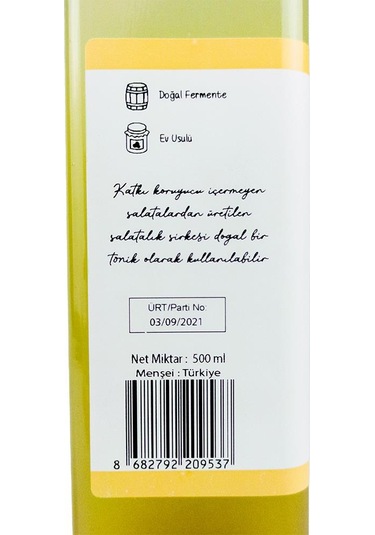 Doğal Fermente Salatalık Sirkesi 500ml