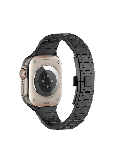 Apple Uyumlu Watch Ultra 49mm Zore Krd-83 Metal Kordon
