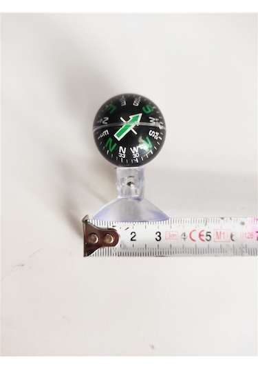 Araç İçi Vantuzlu Siyah Mini Boy 6 Lı Pusula Seti 28mm