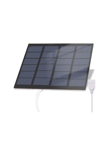 Pazly 1.5w 6v Taşınabilir Solar Şarj Aleti - Kamp, Açık Hava İçin Siyah Su Geçirmez