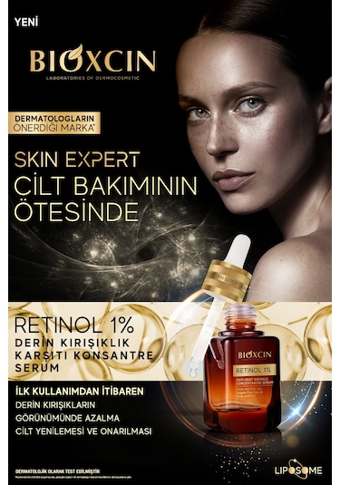 Bioxcin Skin Expert Retinol Serum %1 30 ml - Derin Kırışıklık Karşıtı Seramid Complex