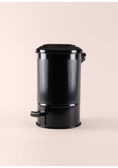 The Mia Stripe Mutfak Ve Banyo Çöp Kovası Siyah 5 Lt Siyah