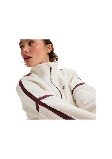 Roxy Roxy Boundless Spirit Zippered Kadın Beyaz Polar Ceket Wcf0 Beyaz