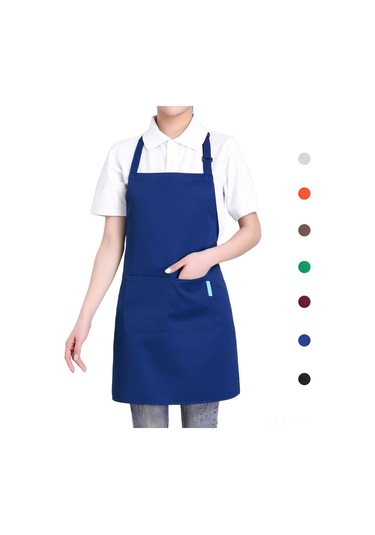 Moveevo "unisex Mutfak Önlüğü - Ayarlanabilir Boyun Askılı, 2 Cep, Dayanıklı Kumaş" Mavi
