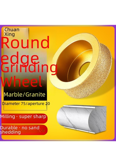 Wezone Mermer-kuartz-fayans İçin Yarı Dairesel Taş Zımpara Testere, 40mm Zımparalama Kalınlığı, Angül Makinesi İçin Elmas Uyarlanmış Zımpara Levhası