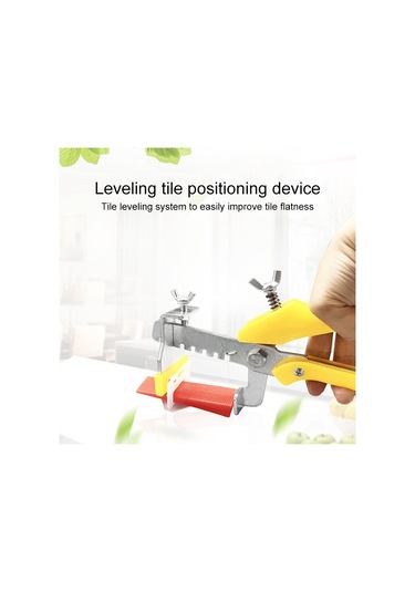 Sones 100 Adet Fayans Zemin Bulucu Ekleme Fayans Düzleştirici Kama Düzleştirme Makinesi Plaka Düzleştirme Sistemi Yardım Aracı Og6480