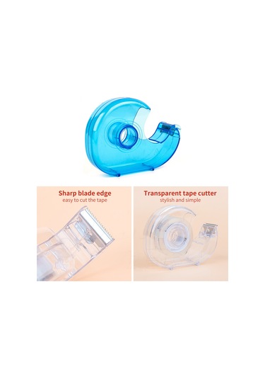 Jeemson Mavi Plastik Tabela Kesici - Hızlı Ve Sakin Kesim, 24mm Genişliğe Uygun, Taşınabilir Ofis Gereci 1 Adet