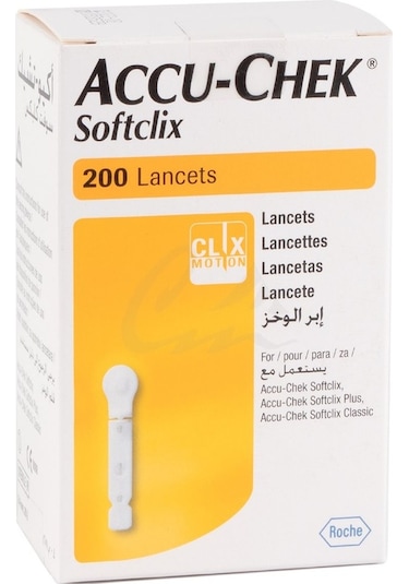 Accu Chek Softclix Lanset 200 İğne Lancets