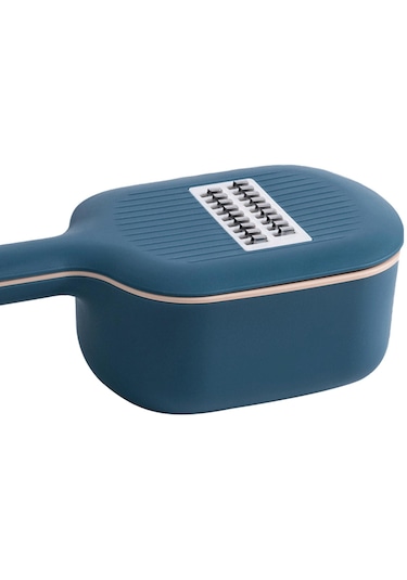 Suntek Tahliye Sepetli Çok Fonksiyonlu Sebze Kesici Mavi Mavi Diğer