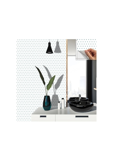 Kendinden Yapışkanlı Yonca Desenli Pvc Karo 30x30 Cm 33 Adet 3m2