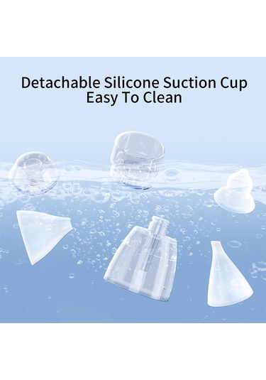 Teltree Bebekler İçin 3 Seviyeli Elektrikli Burun Aspiratörü - Usb Şarjlı, 3 Silikon Uçlu