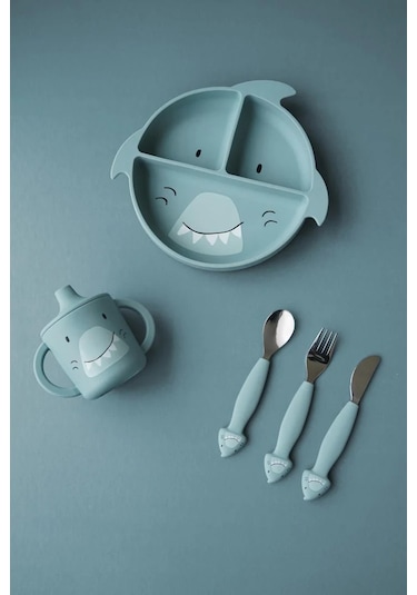 Trixie Silikon Vakumlu Bölmeli Tabak Mr.shark Karışık