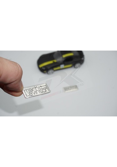 Mark Levinson Hoparlör Krom Metal 3M Logo Amblem 2 Li Set (503744213)