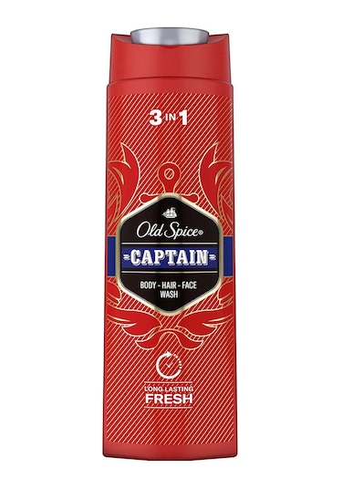 Old Spice Captain Erkek Duş Jeli ve Şampuan 400 ML