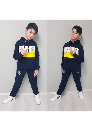Fenerbahçe Çocuk 5-16 Yaş Arası Eşofman Takım Çok Renkli