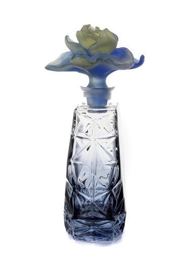 Mikasa Moor Mavi Cam Şişe 20 Cm 300 Ml