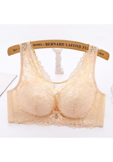 Sarı Fallsweet Tam Kapsama Kadın Dantel Sutyen Şınav Sütyen Bcd Fincan Iç Çamaşırı Bayanlar Sarı