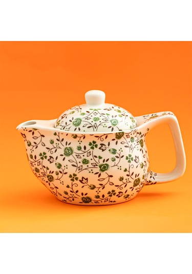 Kosova Dem-132 Isıya Dayanıklı Porselen Demlik 400 Ml Çok Renkli