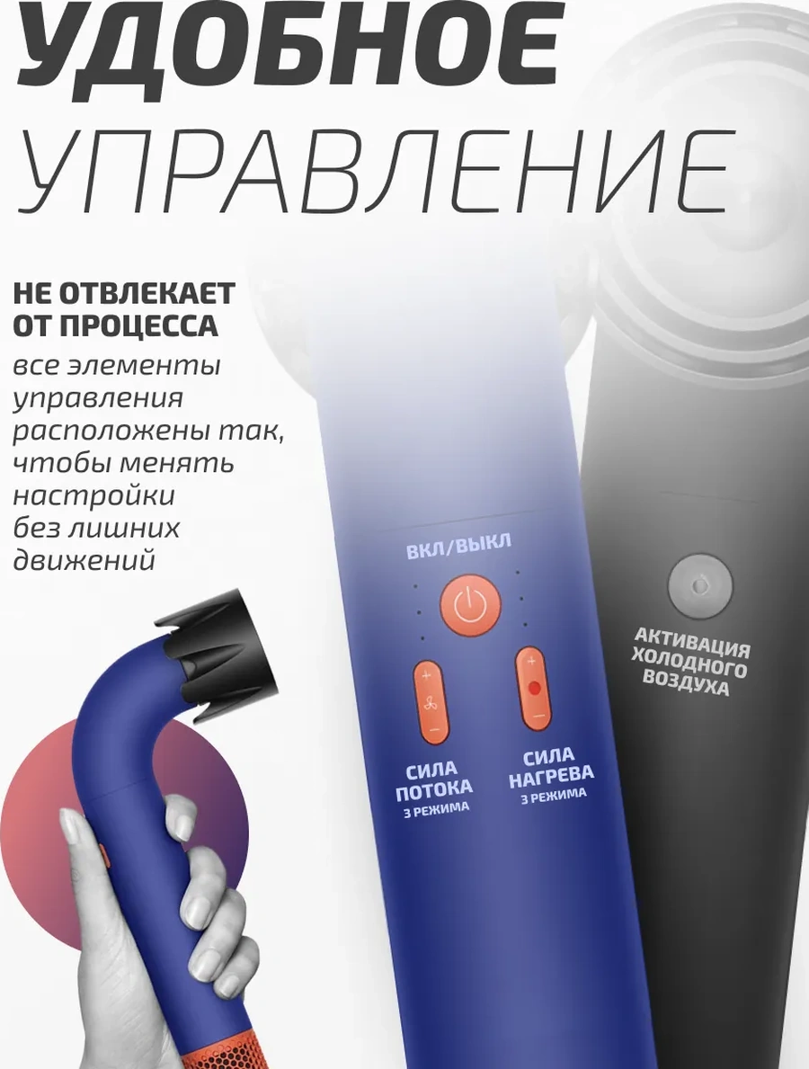 Femora 5'te 1 Güçlü Profesyonel İyonlu Saç Fönü 461119441