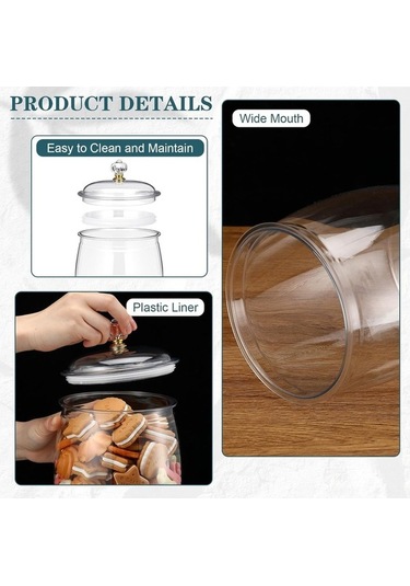 Besthome1 Plastik Şeker Ve Bisküvi Saklama Kutusu Seti - Yemekhane Depolama Gereci Diğer