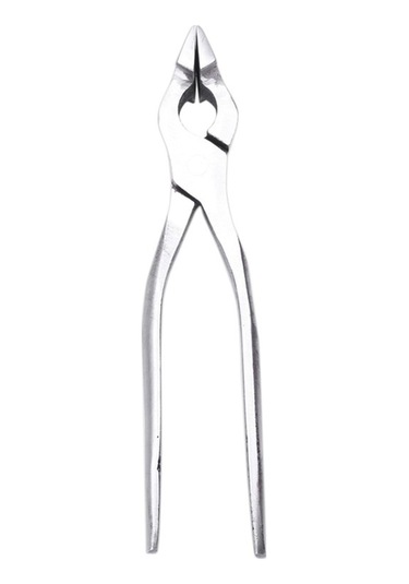 Ccgloball Saplı Deri Pense Çelik Diy Kenar Ayar Presi Düzleştirilmiş Forseps