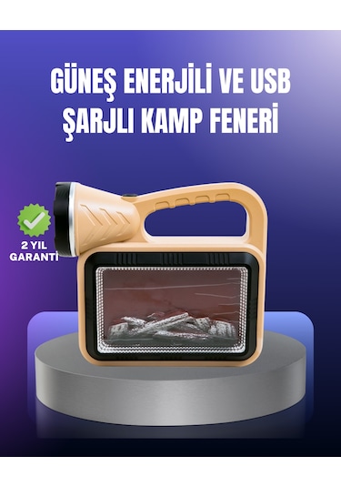 Csmtex Solar Enerjili Alev Lambası El Feneri Ve Dekoratif Işık