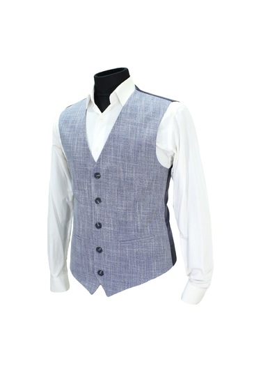 Mentor Regalo Erkek Yelek V Yaka Lacivert Desenli 50612 L