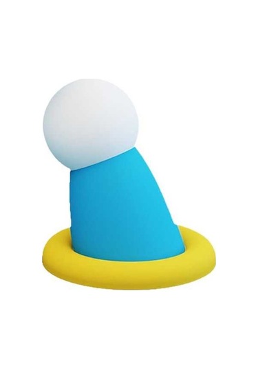 Opulentliving Doraemon Gece Lambası Yuvarlak Elden Uzatır Çok Renk, Cam Abajur, Ortalama Aydınlatma, 36v Çok Renkli