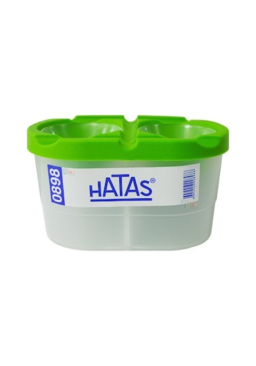 Hatas Fırça Temizleme Kabı 2 Bölmeli Eko 0898