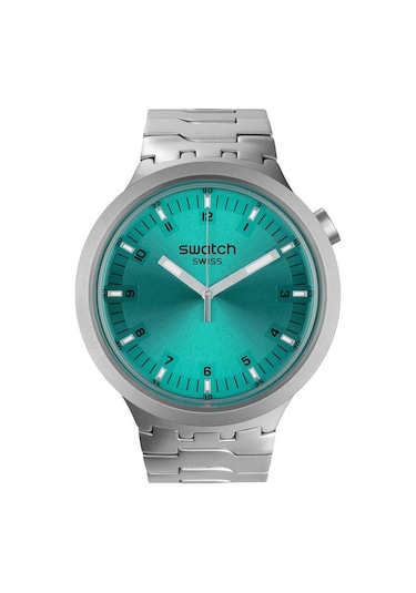 Swatch Sb07s100g Big Bold Irony Aqua Shimmer Erkek Kol Saati