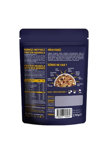 Fellas Protein Granola - Kırmızı Meyveler 270g