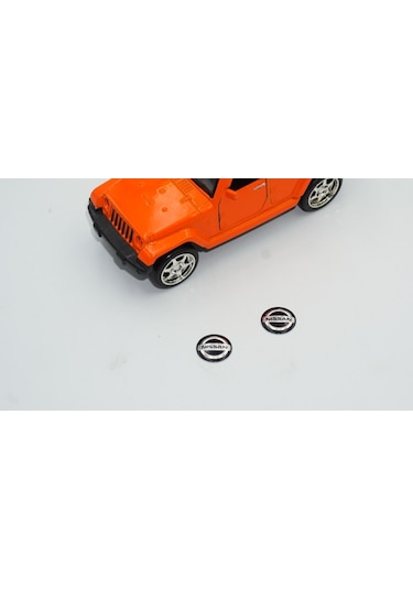 Nissan Oto Anahtar 3M Metal Alaşım Logo 2Li Set