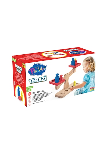 Playwood Kutulu Ahşap Terazi