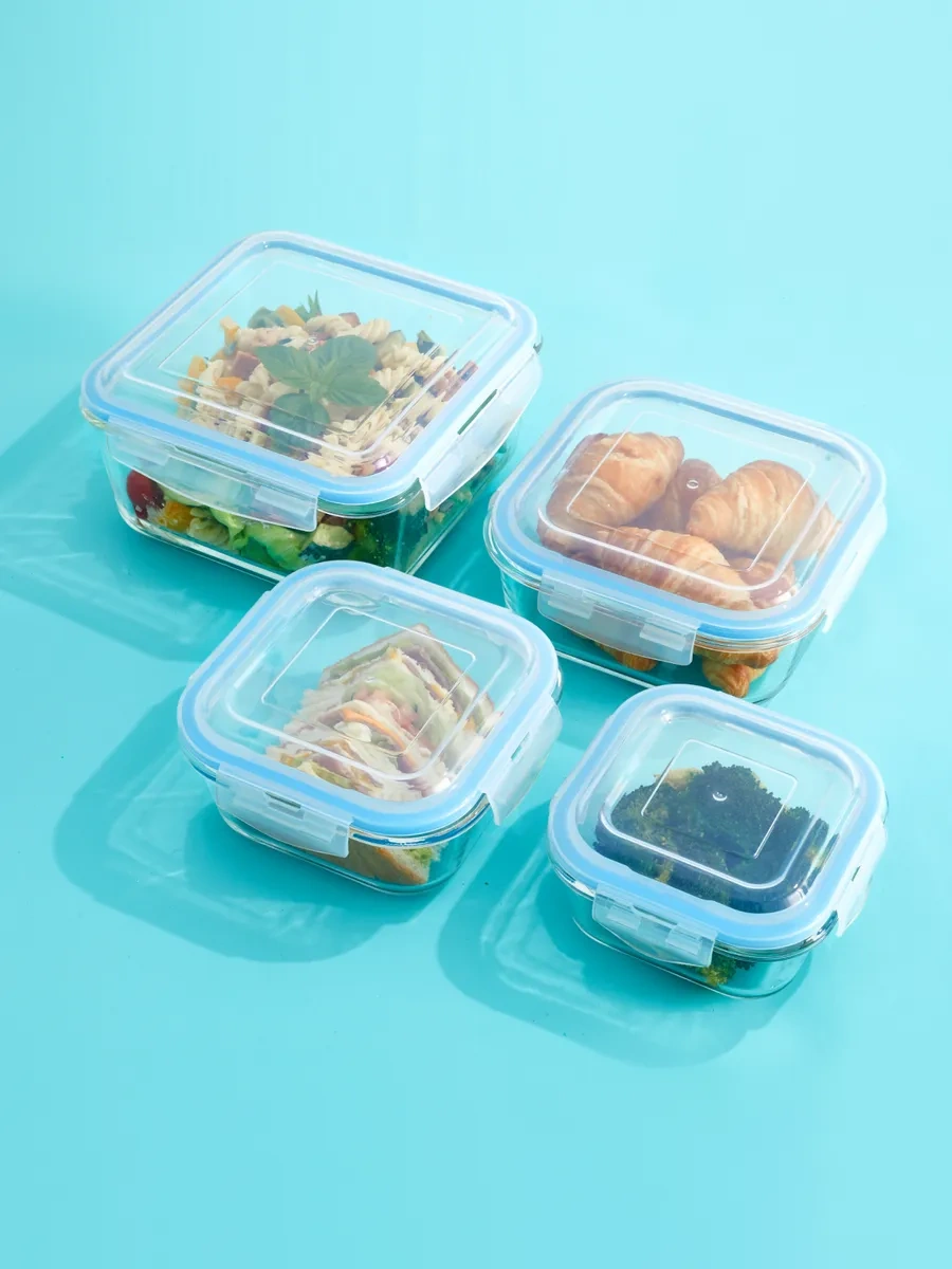 Eley Gıda Saklama Kapları Cam 520,800,1200,2200ml. 242644577 Beyaz